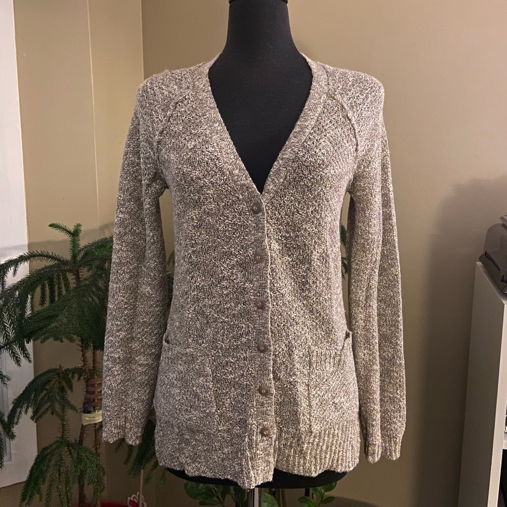 Maurices Heathered Grandpa Cardigan